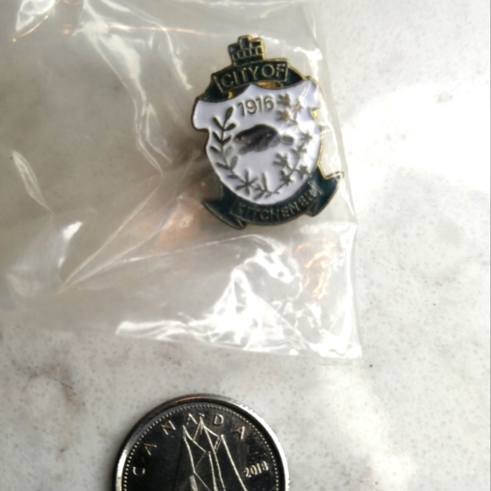 1916 City of Kitchener Ontario Pin